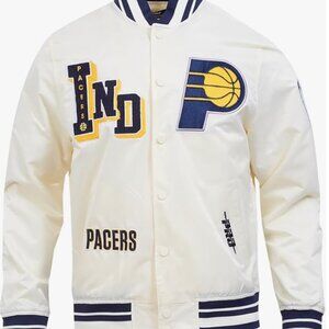 Indiana Pacers Mens NBA Best Of Satin Jacket